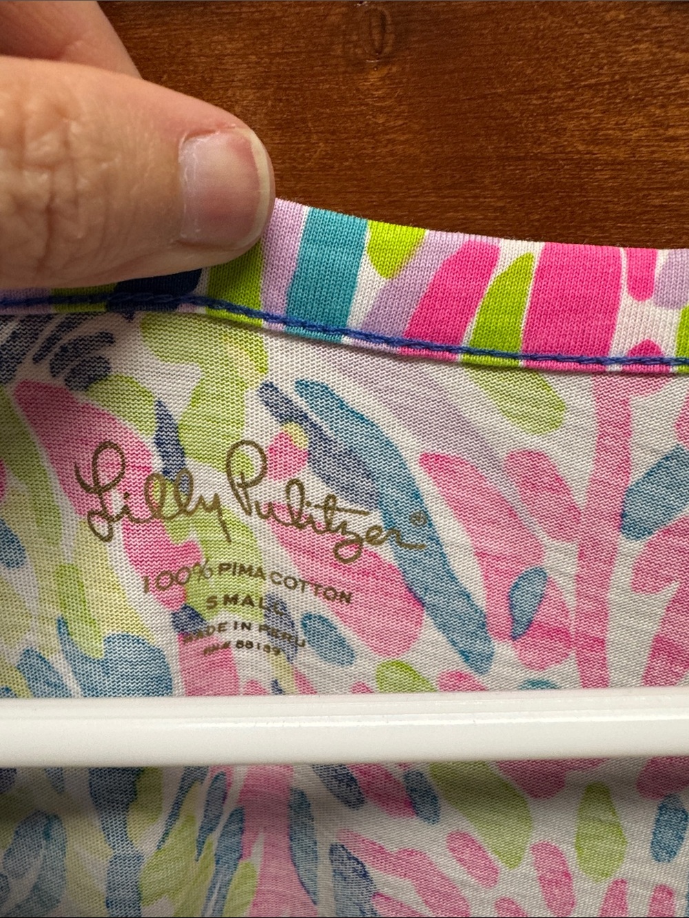 Lilly Pulitzer Multicolor Short Sleeve Dress with Button Front - Picture 2 of 2